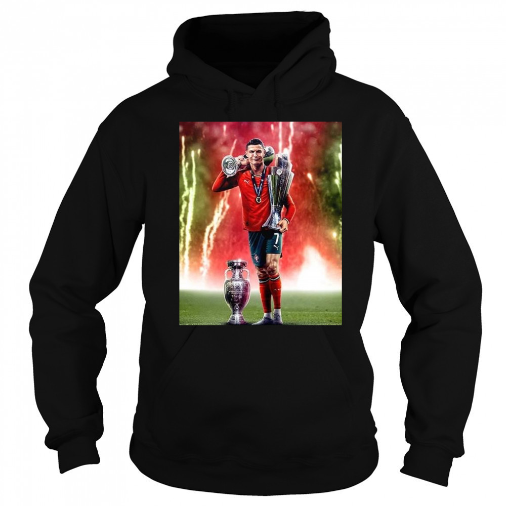 Portugal Win Nations League 2025 In Germany After Ronaldo 3 Trophies Shirt Sweatshirt