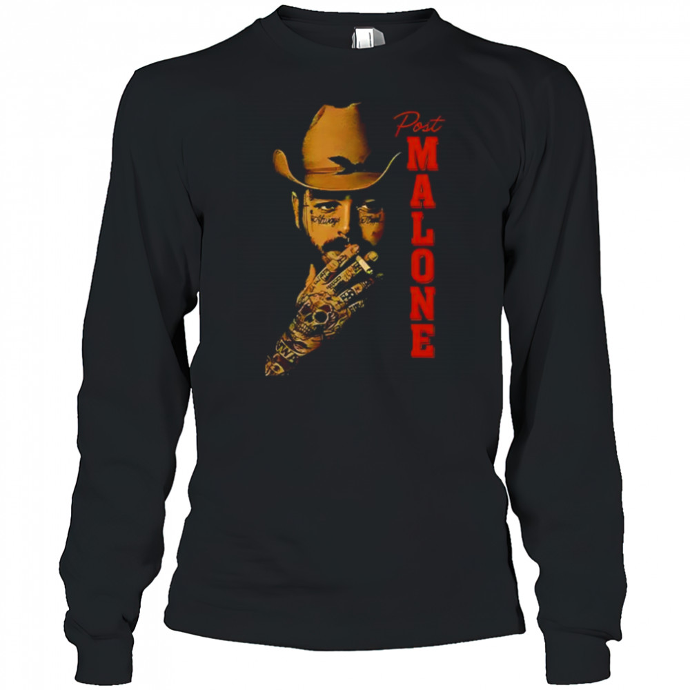 Post Malone Cowboy shirt Long Sleeved