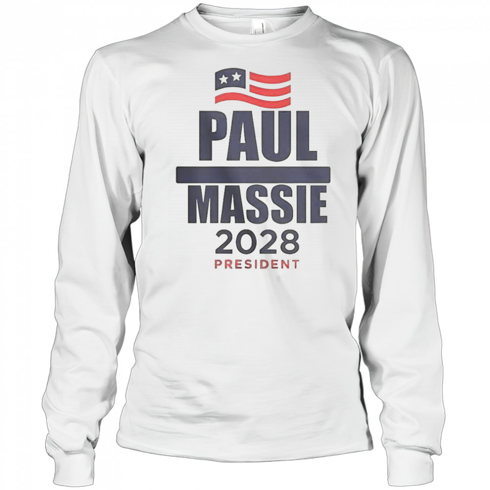 Rand Paul Thomas Massie For President 2028 Ringer T-Shirt Long Sleeved