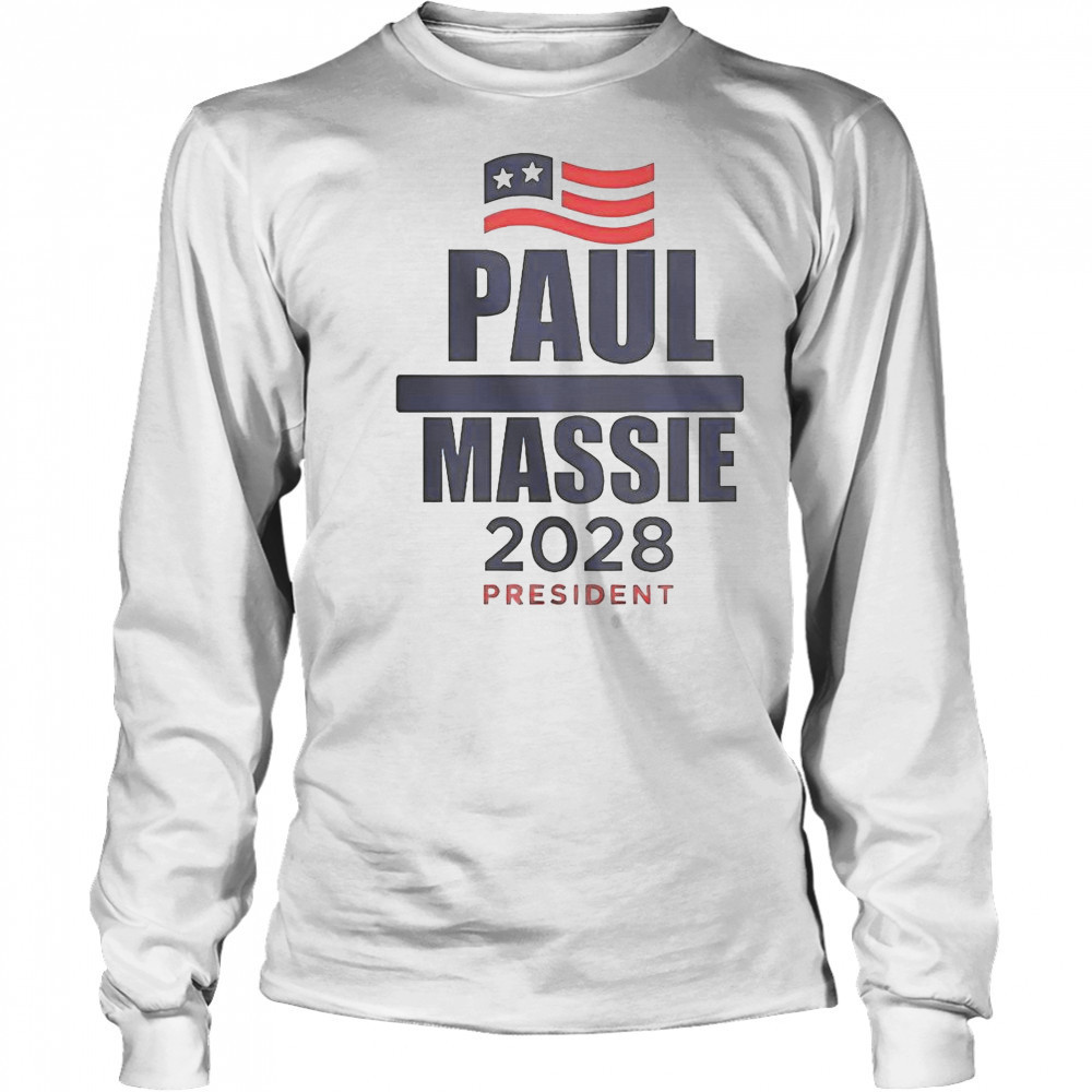 Rand Paul Thomas Massie For President 2028 Ringer T-Shirt Long Sleeved