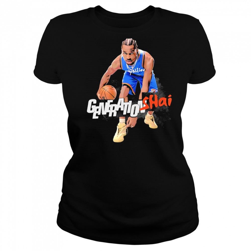 SLAM Generation Shai Gilgeous-Alexander Oklahoma City Thunder player shirt Women's T-shirt