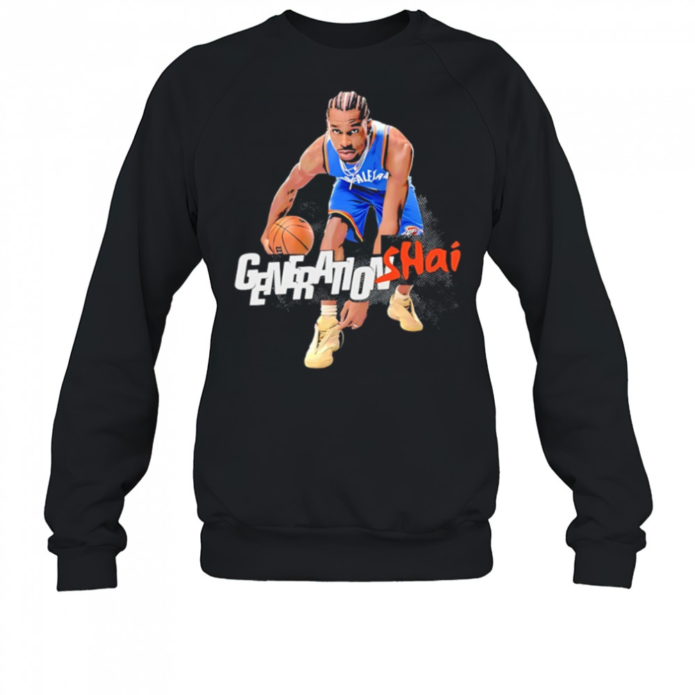 SLAM Generation Shai Gilgeous-Alexander Oklahoma City Thunder player shirt Sweatshirt