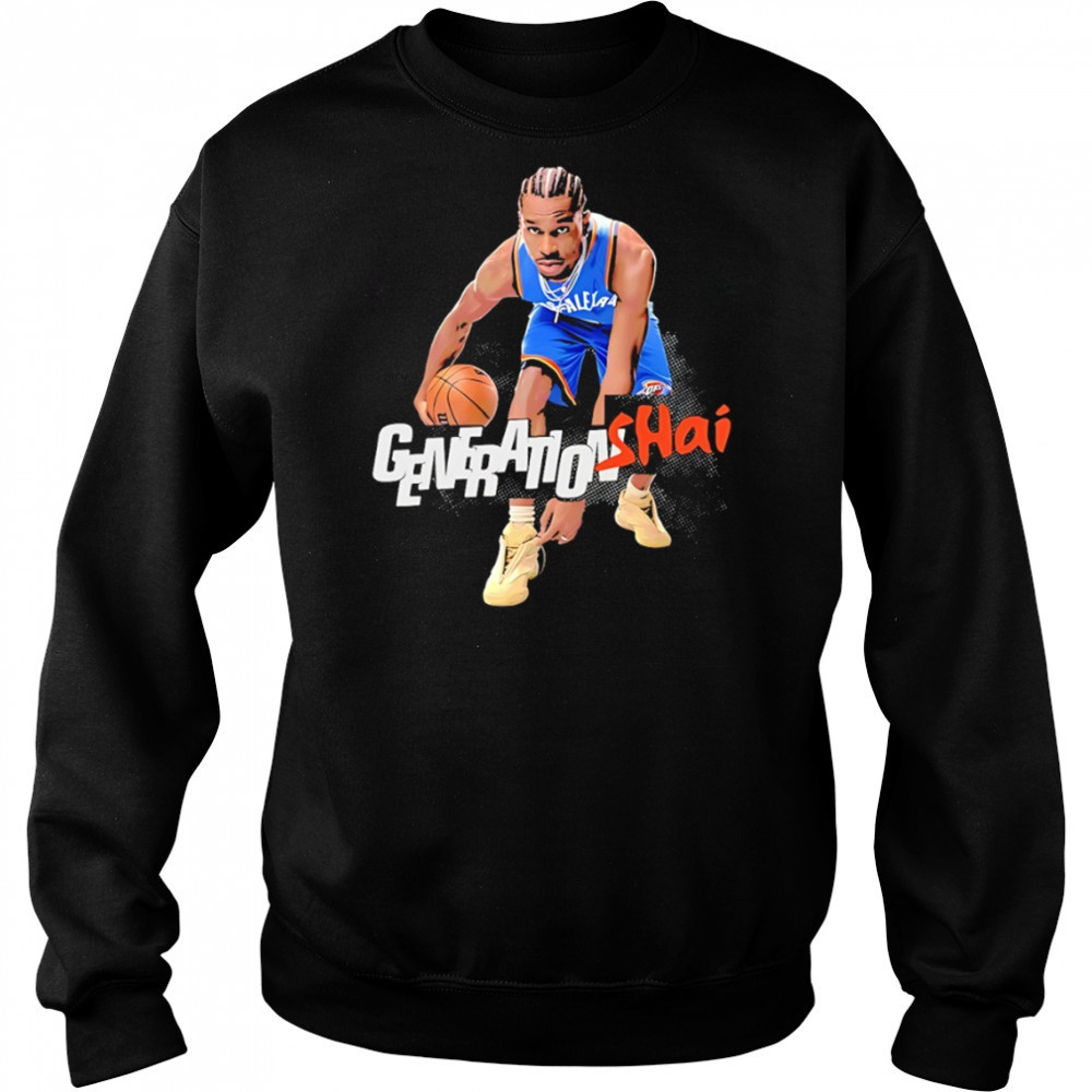 SLAM Generation Shai Gilgeous-Alexander Oklahoma City Thunder player shirt Hoodie