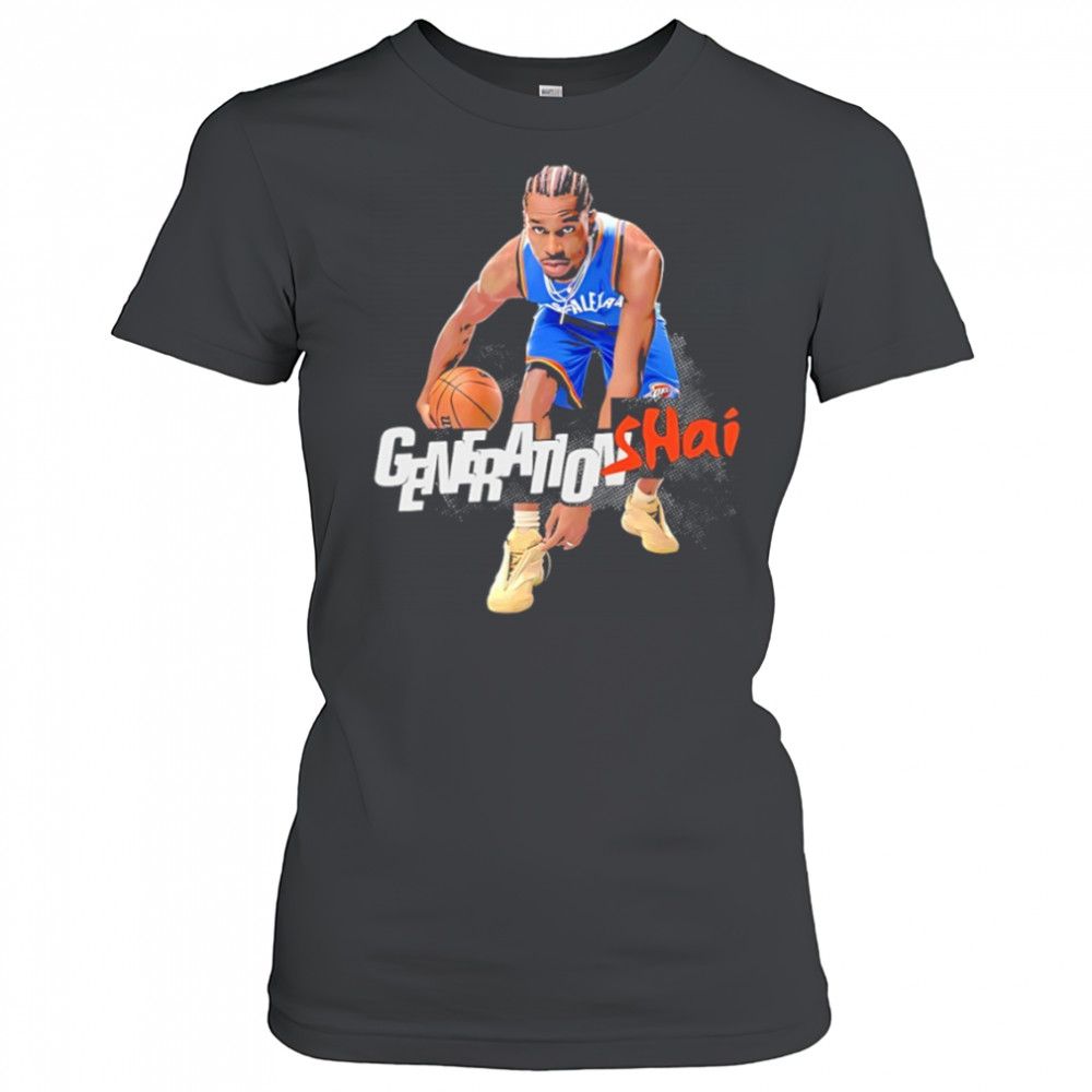 SLAM Generation Shai Gilgeous-Alexander Oklahoma City Thunder player shirt Women's T-shirt