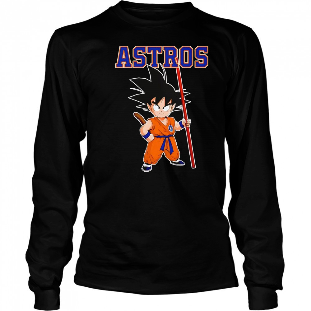 Son Goku Dragon Ball Houston Astros shirt Long Sleeved