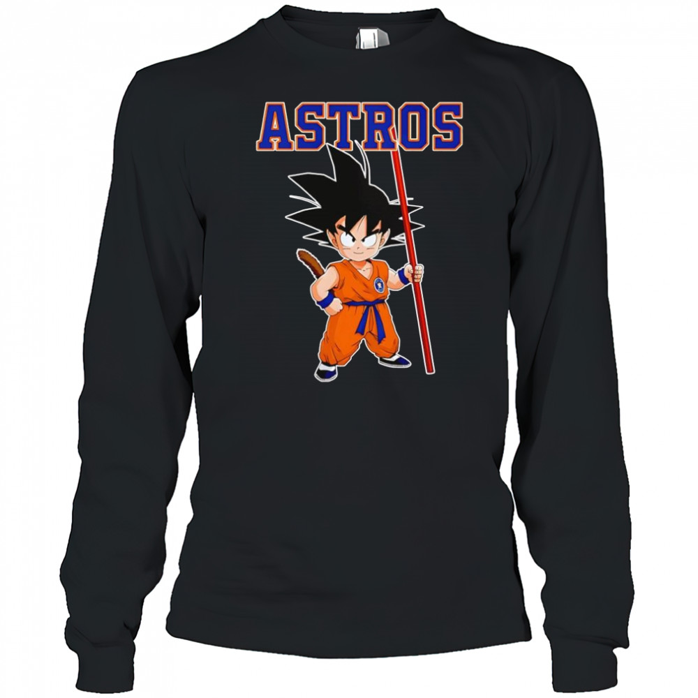 Son Goku Dragon Ball Houston Astros shirt Long Sleeved