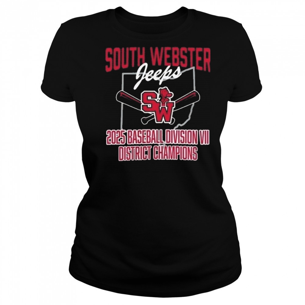 South Webster Baseball 2025 District Champion Shirt Women's T-shirt