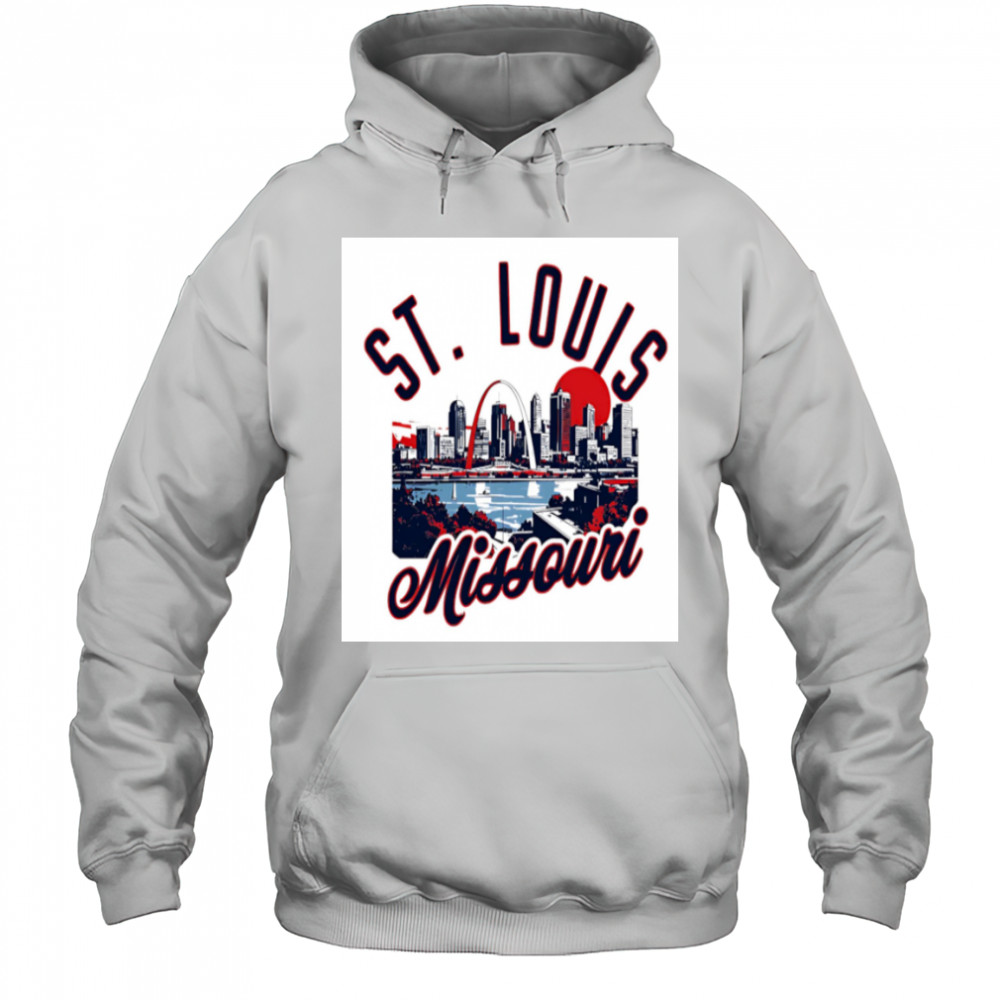 St. Louis Missouri Skyline shirt Hoodie