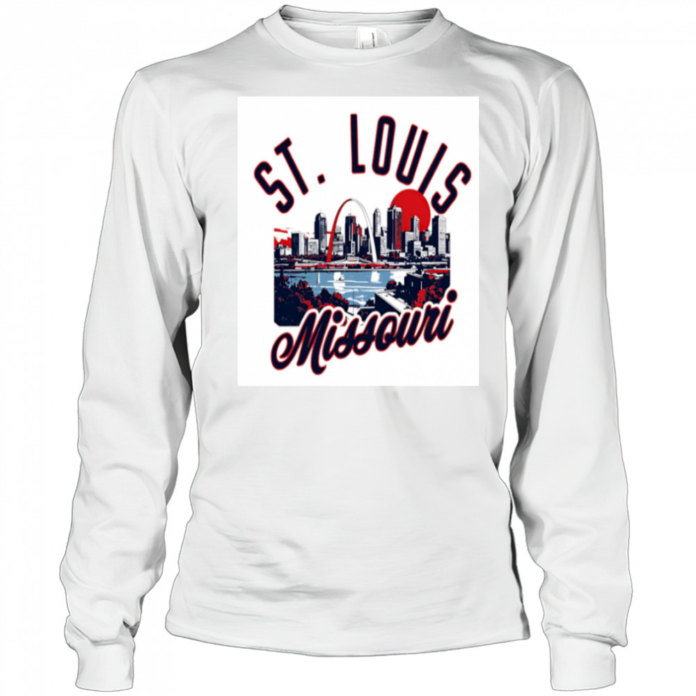 St. Louis Missouri Skyline shirt Long Sleeved