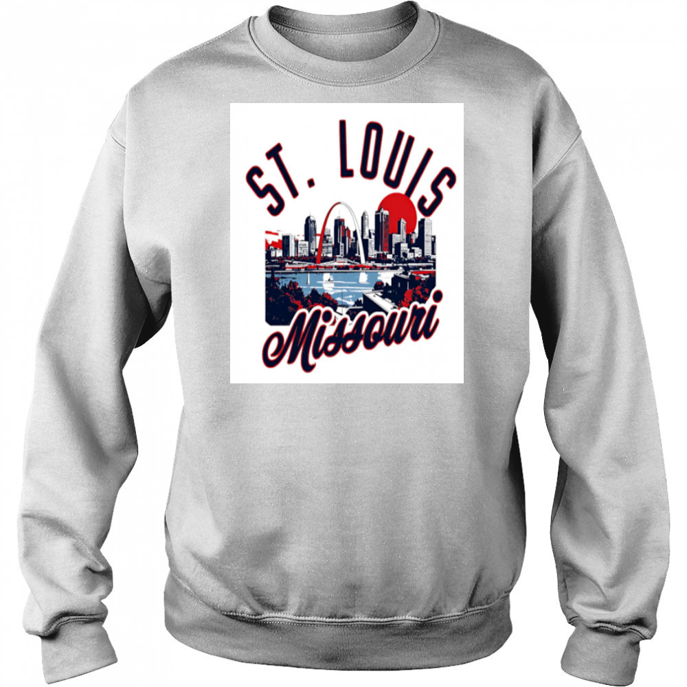 St. Louis Missouri Skyline shirt Hoodie
