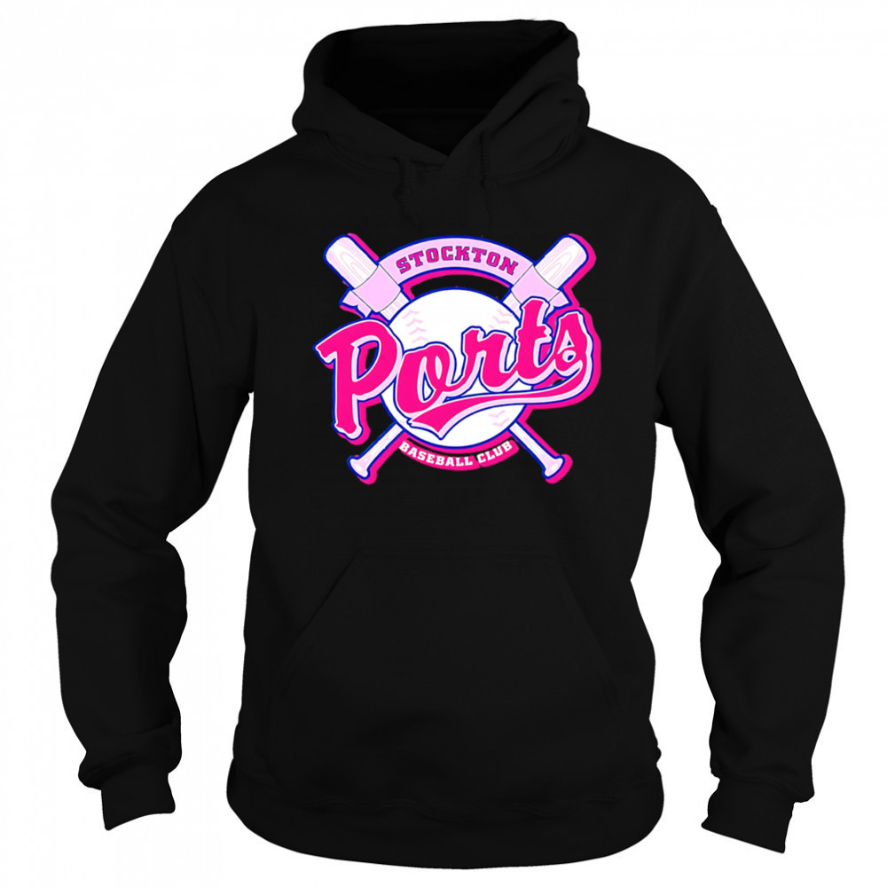 Stockton Ports Baseball Club x Pink Night 2025 logo shirt Sweatshirt