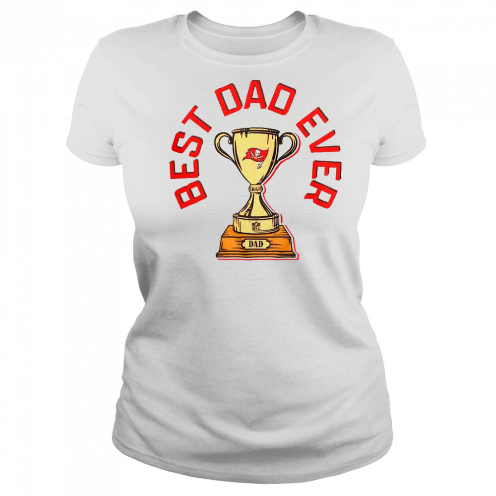 Tampa Bay Buccaneers Best Dad Ever Trophy T-Shirt Women's T-shirt