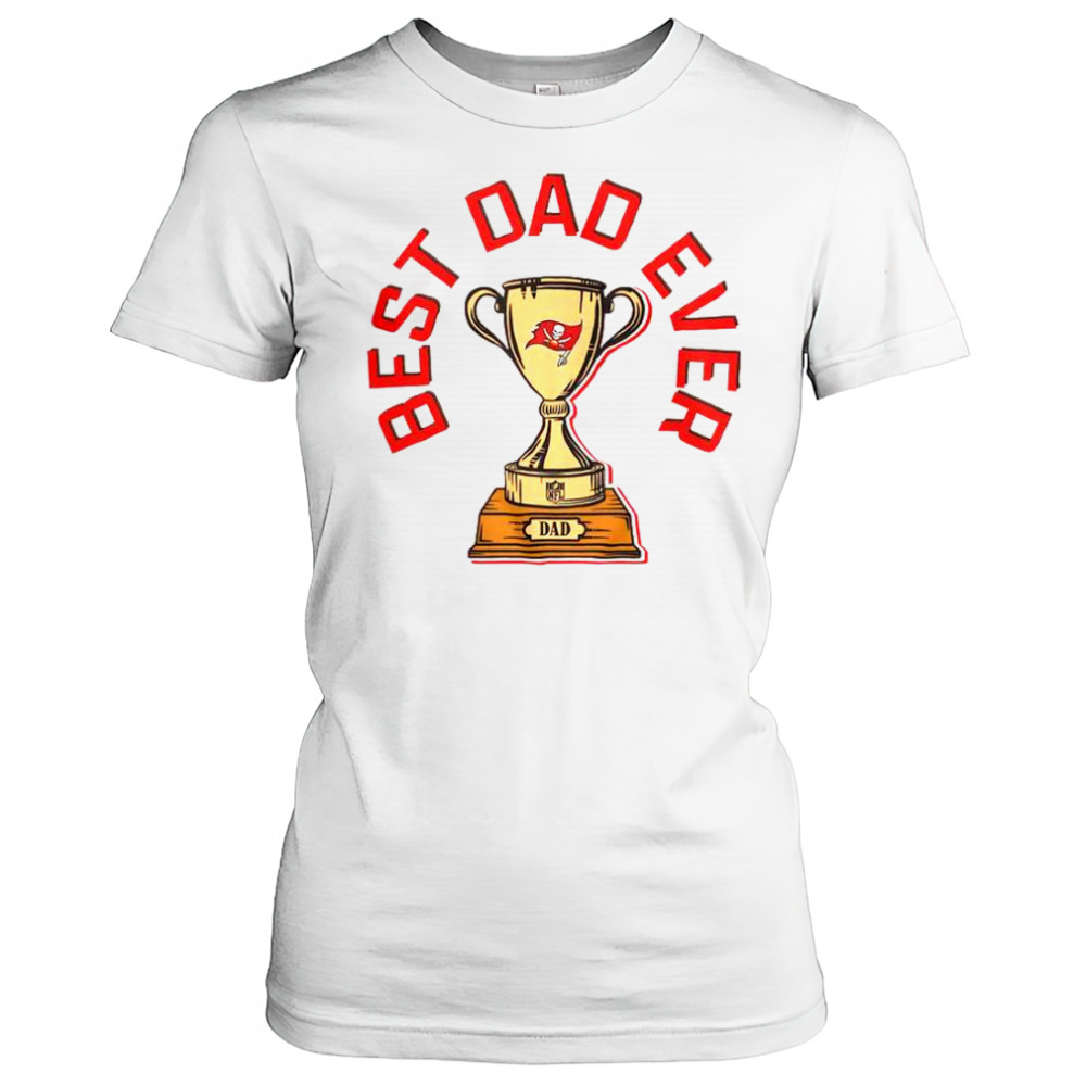 Tampa Bay Buccaneers Best Dad Ever Trophy T-Shirt Women's T-shirt