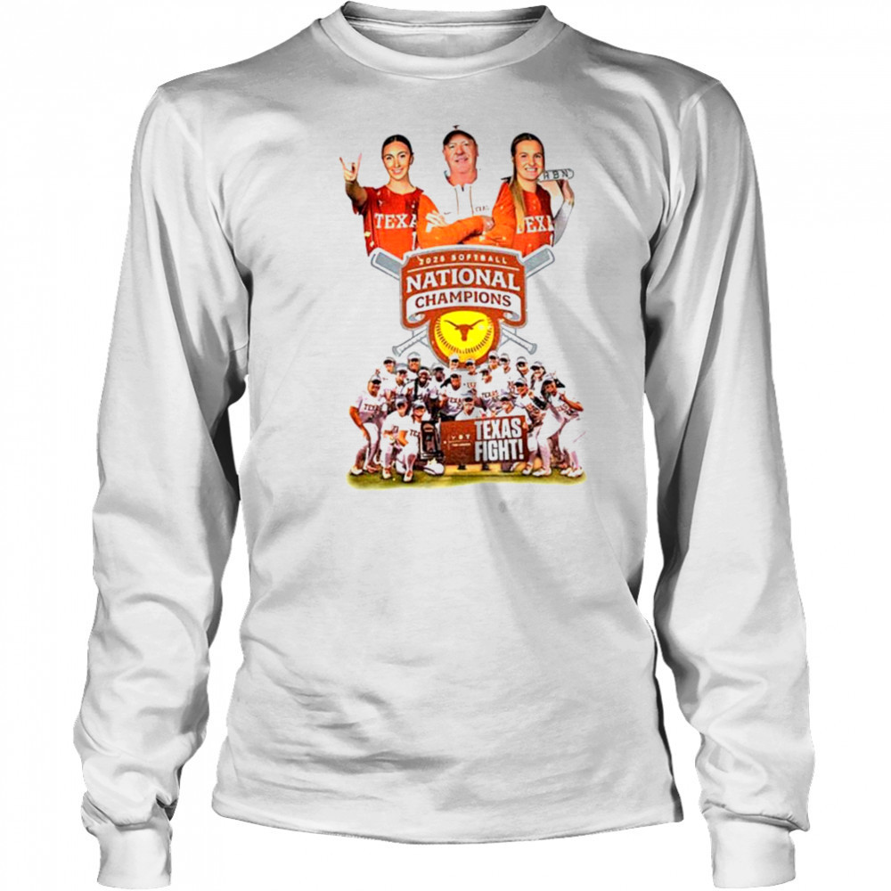Texas Longhorns 2025 NCAA Division Softball National Champions shirt Long Sleeved