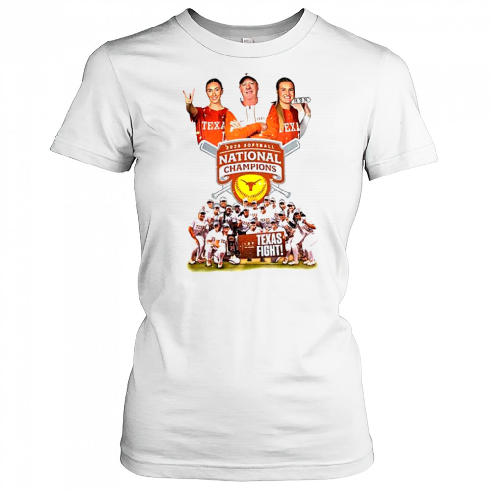 Texas Longhorns 2025 NCAA Division Softball National Champions shirt Women's T-shirt