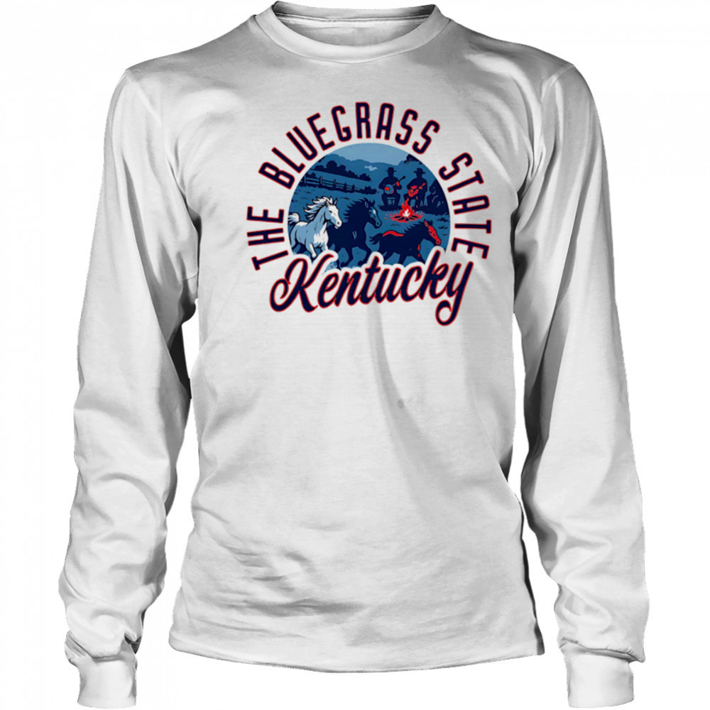 The Bluegrass State steppe sunset shirt Long Sleeved