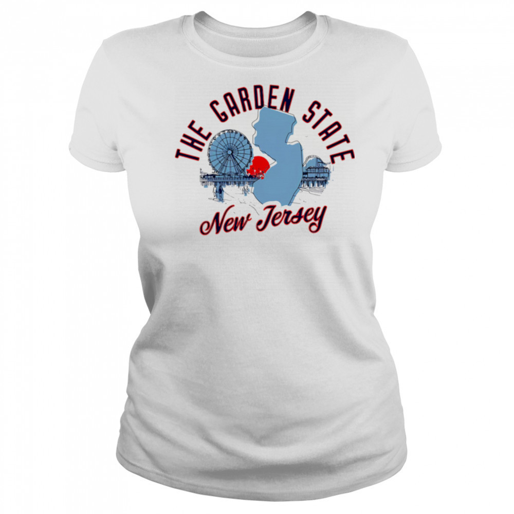 The Garden State New Jersey Skyline Sunset shirt Women's T-shirt