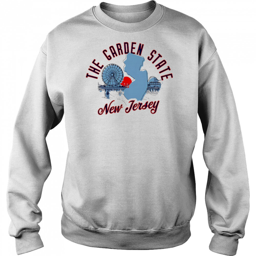 The Garden State New Jersey Skyline Sunset shirt Hoodie