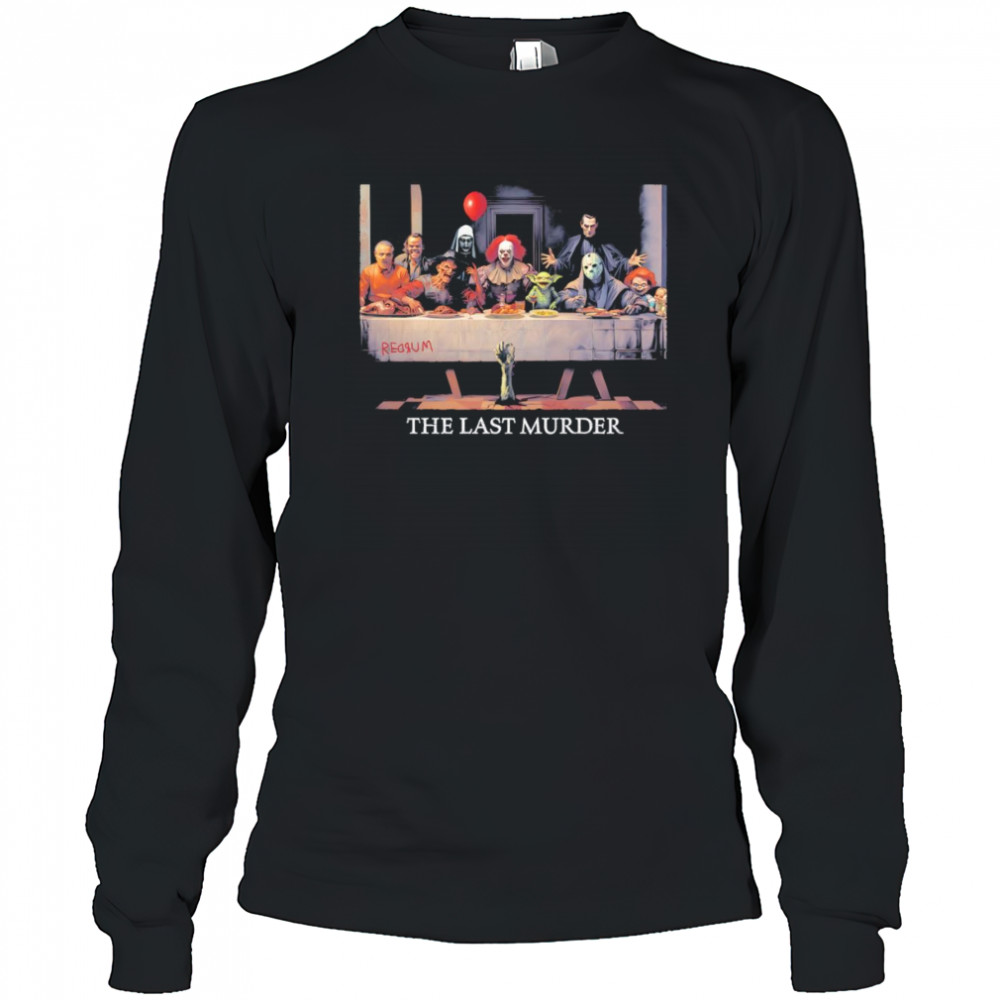 The Last Murder horror character shirt Long Sleeved