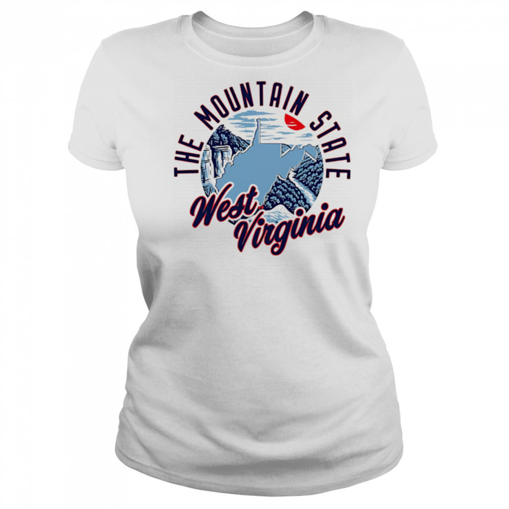 The Mountain State West Virginia Skyline Sunset shirt Women's T-shirt