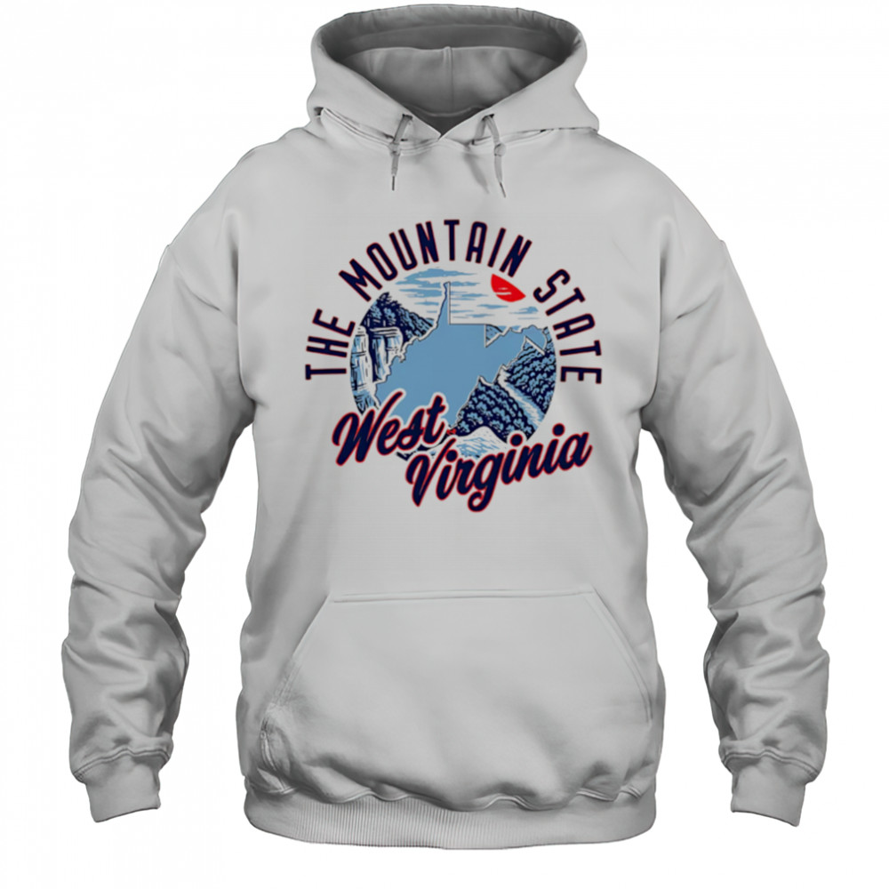 The Mountain State West Virginia Skyline Sunset shirt Hoodie