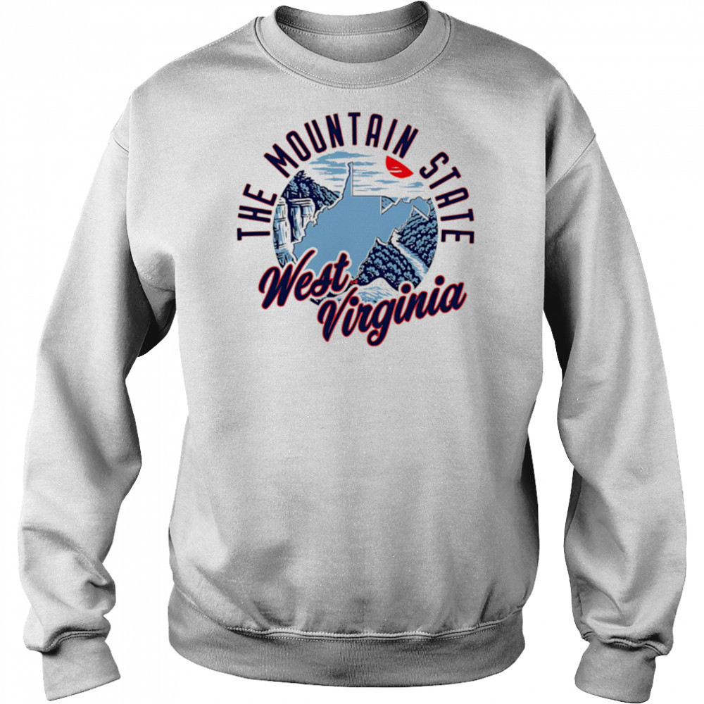 The Mountain State West Virginia Skyline Sunset shirt Hoodie