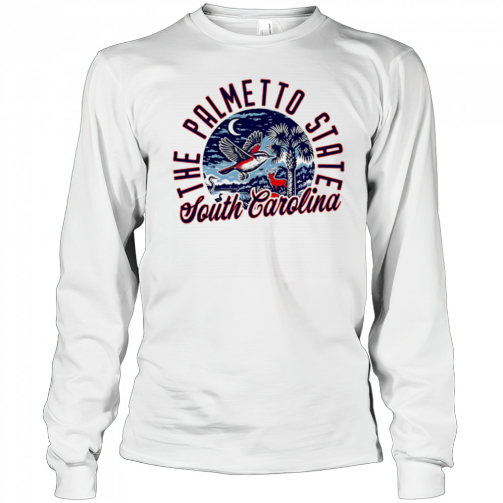 The Palmetto State South Carolina Skyline Sunset shirt Long Sleeved