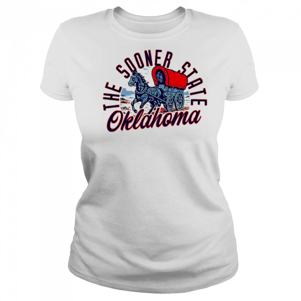The Sooner State Oklahoma Skyline Sunset shirt Women's T-shirt