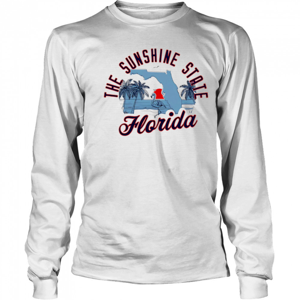 The Sunshine State Florida Skyline Sunset shirt Long Sleeved