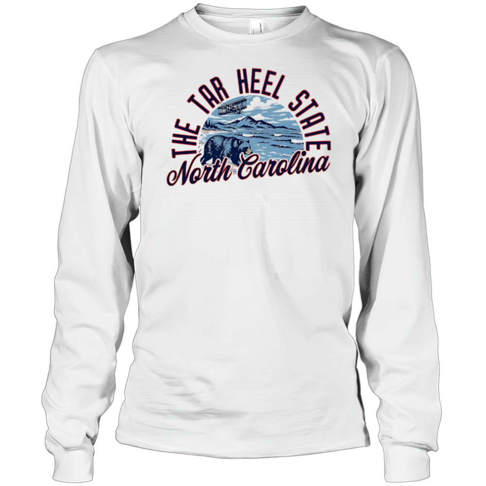 The Tar Heel State North Carolina Skyline Sunset shirt Long Sleeved