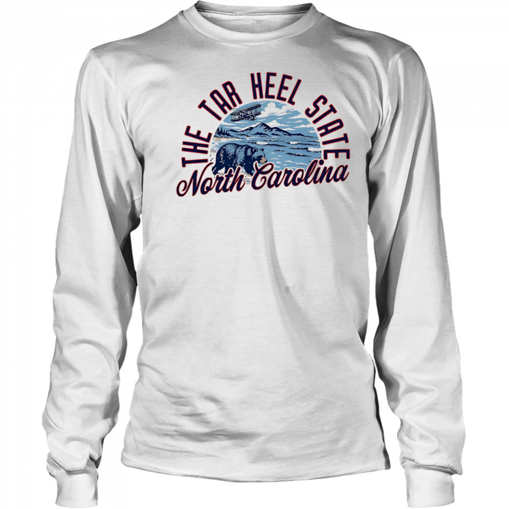 The Tar Heel State North Carolina Skyline Sunset shirt Long Sleeved