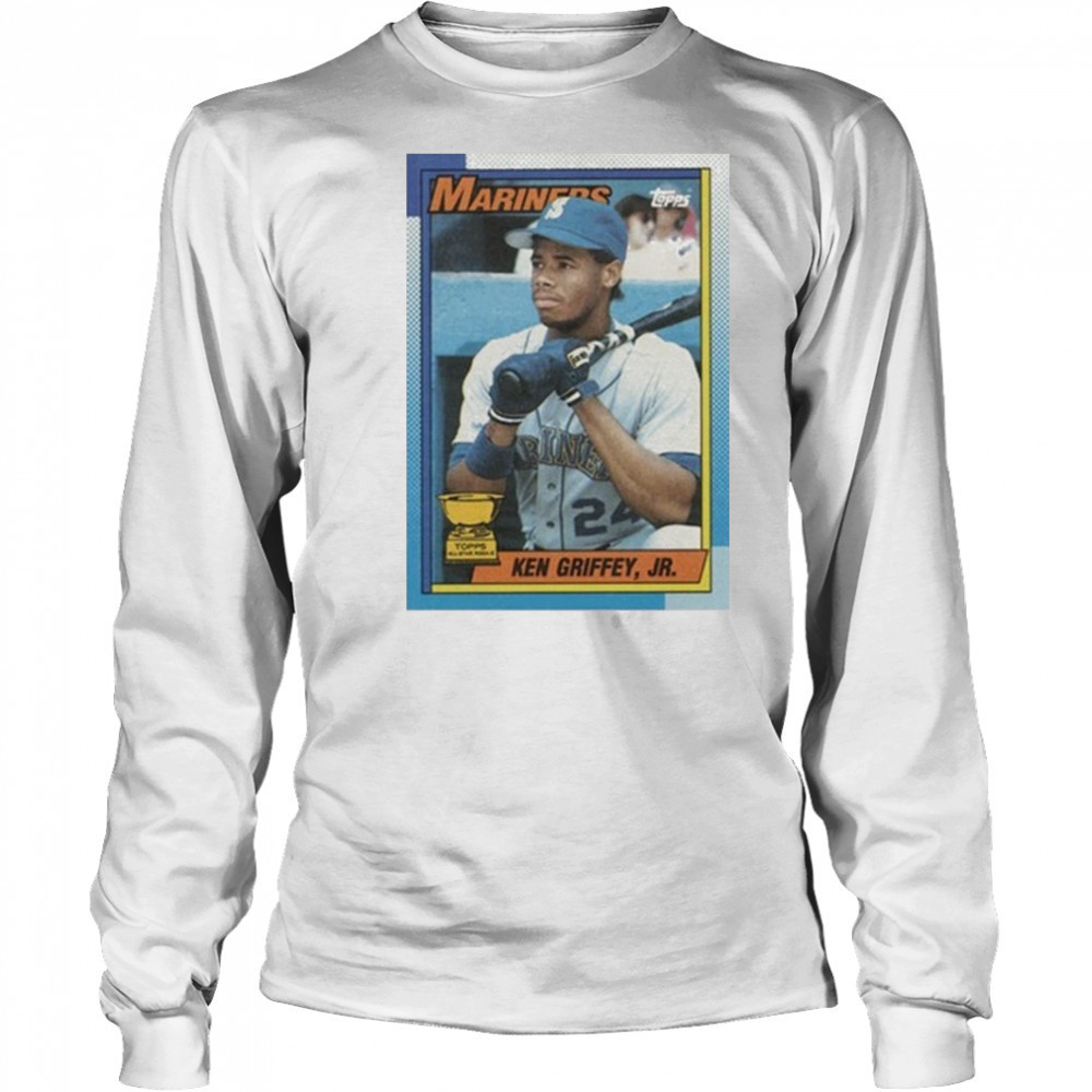 Topps Griffey Jr Card Shirt Long Sleeved