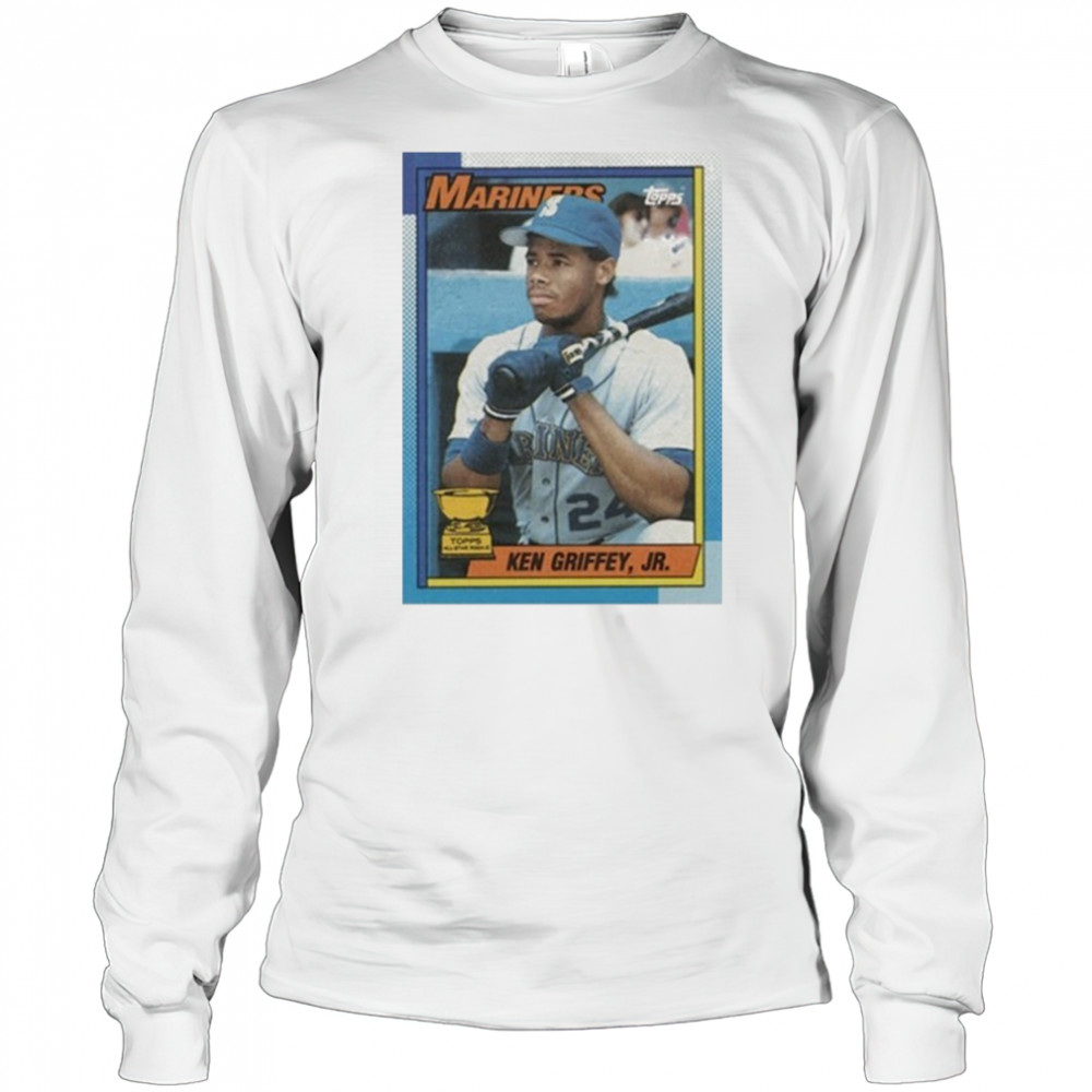 Topps Griffey Jr Card Shirt Long Sleeved