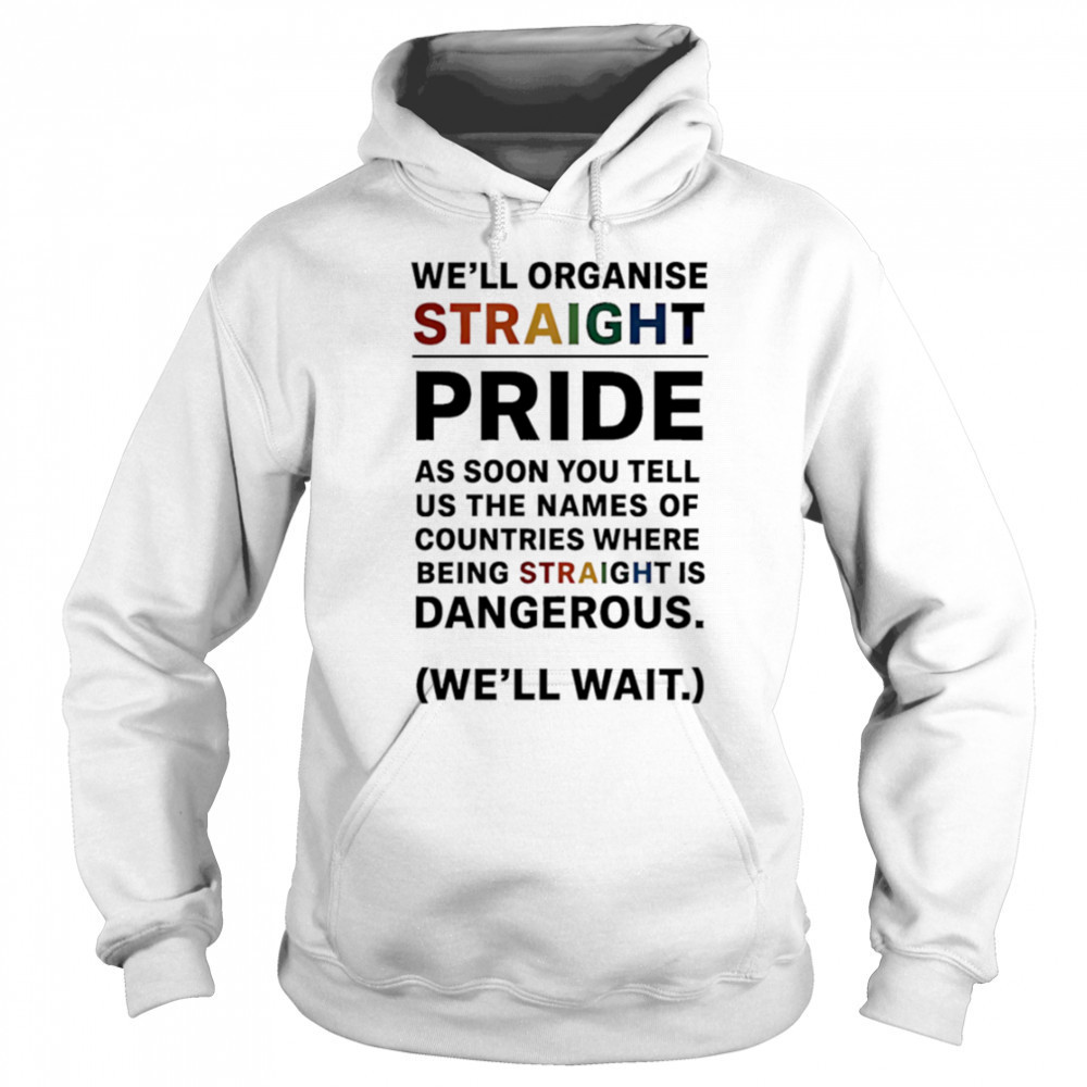 We’ll Organise Straight Pride shirt Sweatshirt