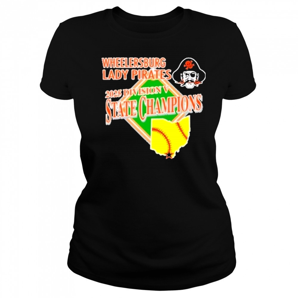 Wheelersburg Softball 2025 Division 5 State Champions Shirt Women's T-shirt