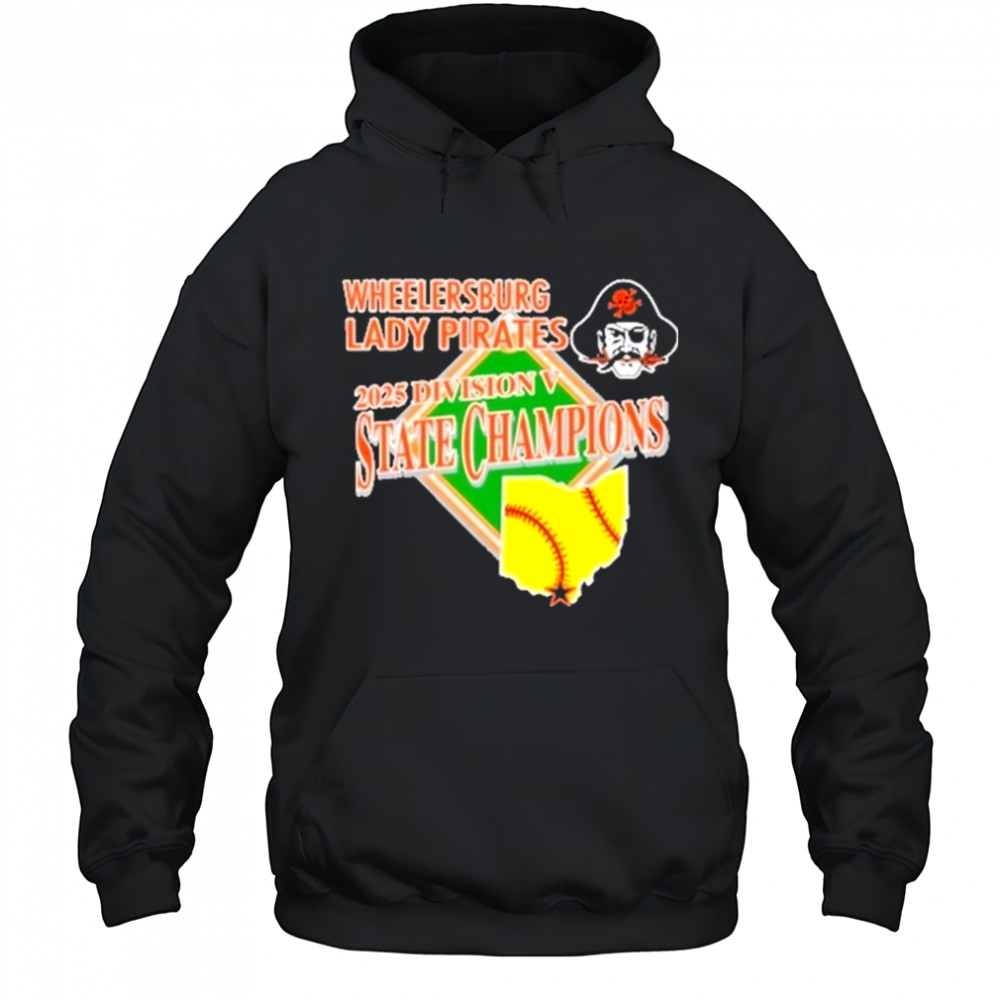 Wheelersburg Softball 2025 Division 5 State Champions Shirt Hoodie
