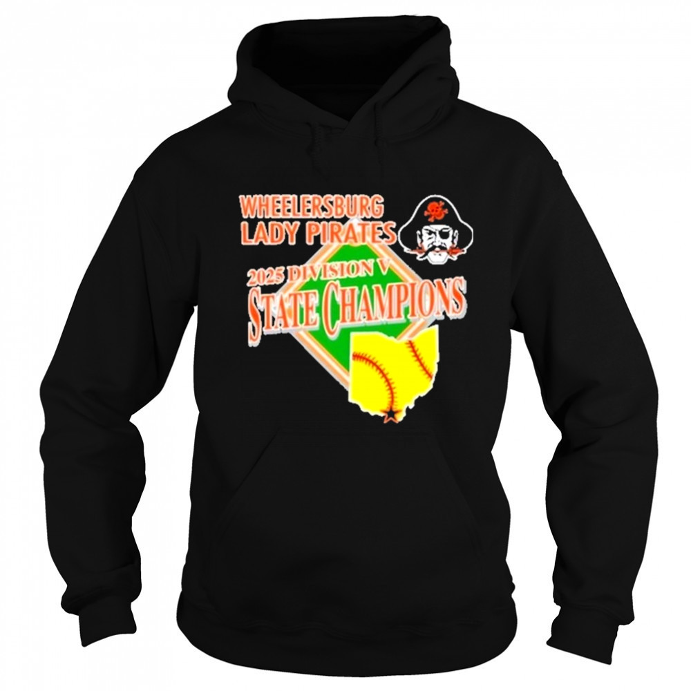 Wheelersburg Softball 2025 Division 5 State Champions Shirt Sweatshirt