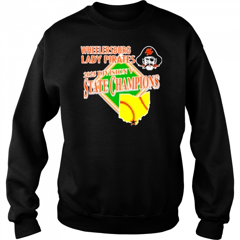 Wheelersburg Softball 2025 Division 5 State Champions Shirt Hoodie