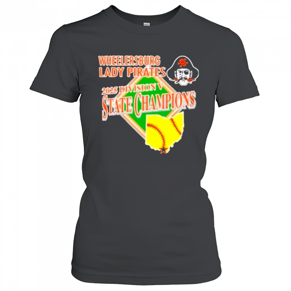 Wheelersburg Softball 2025 Division 5 State Champions Shirt Women's T-shirt