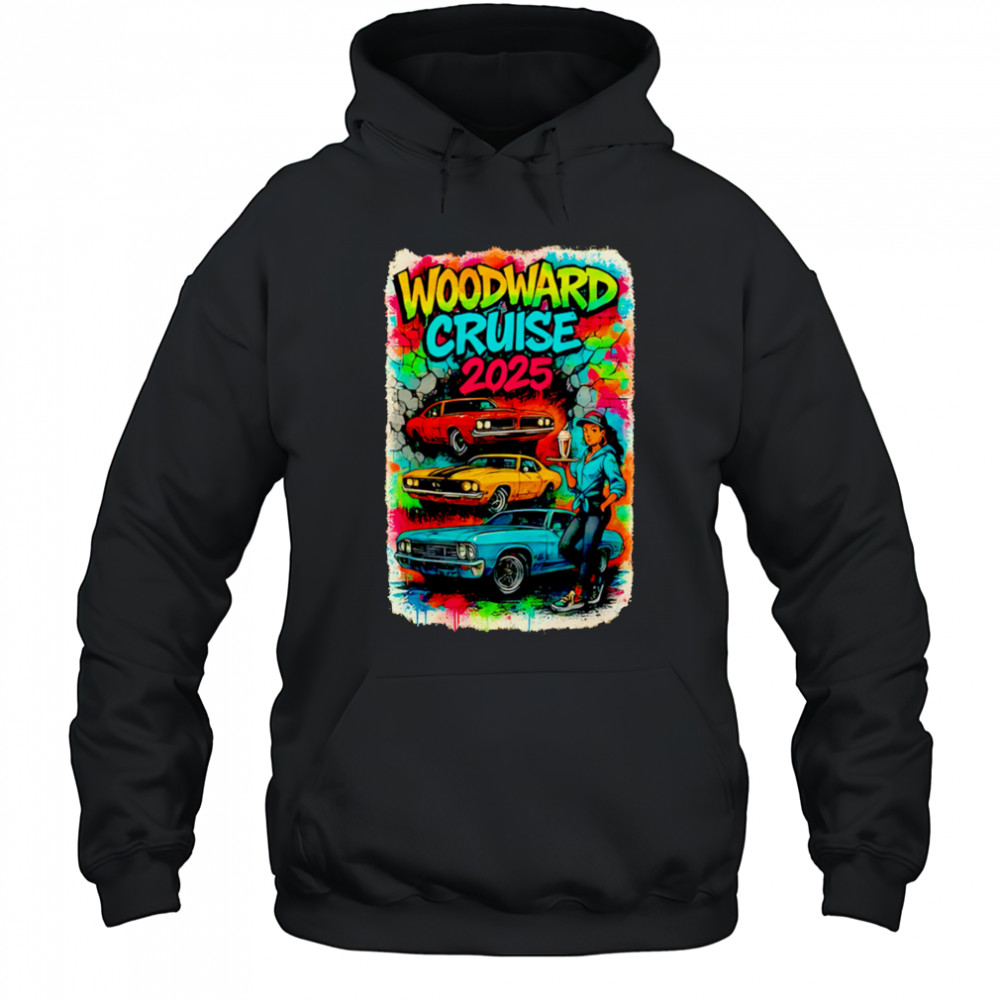 Woodward 2025 Graffiti Style pride shirt Hoodie