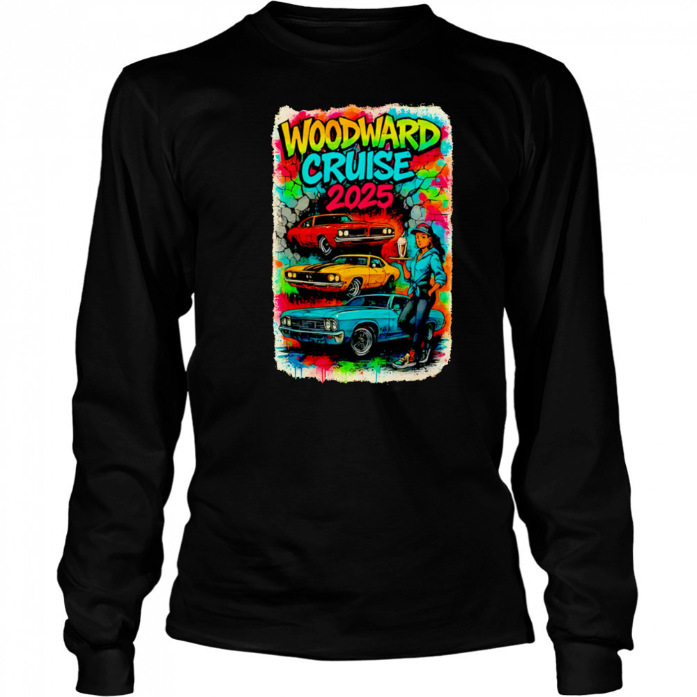 Woodward 2025 Graffiti Style pride shirt Long Sleeved