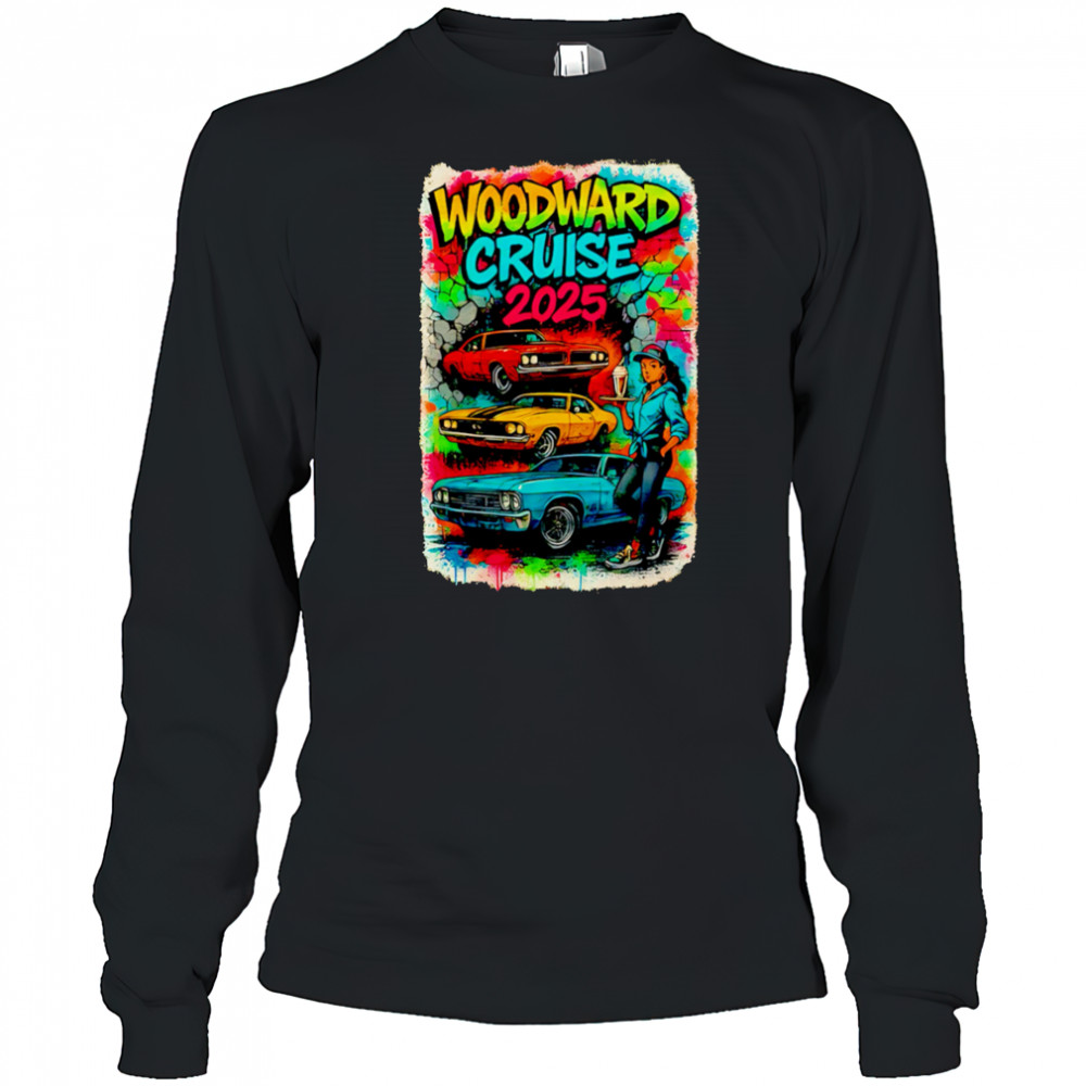 Woodward 2025 Graffiti Style pride shirt Long Sleeved