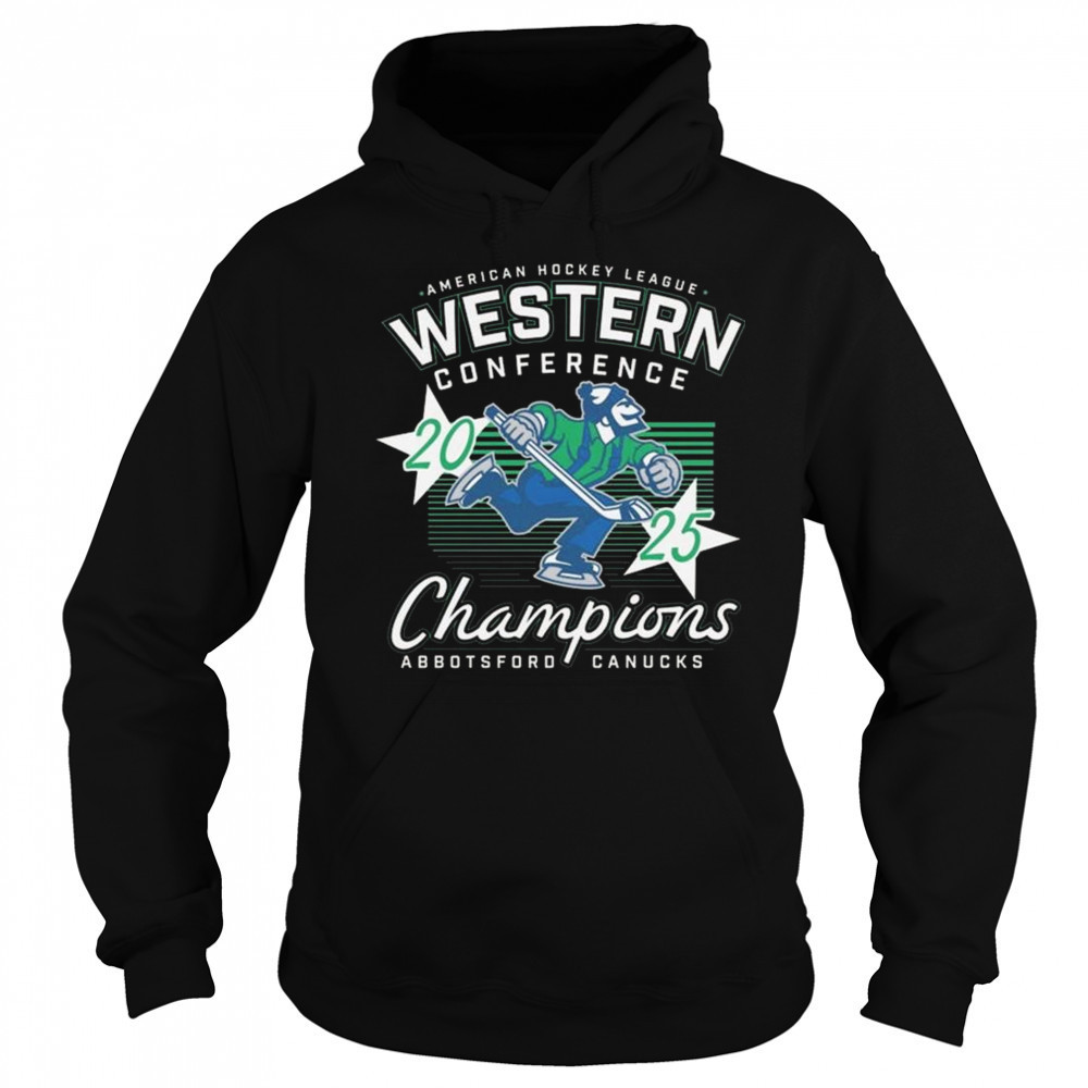 Abbotsford Canucks 2025 Western Conference Champions Shirt Sweatshirt