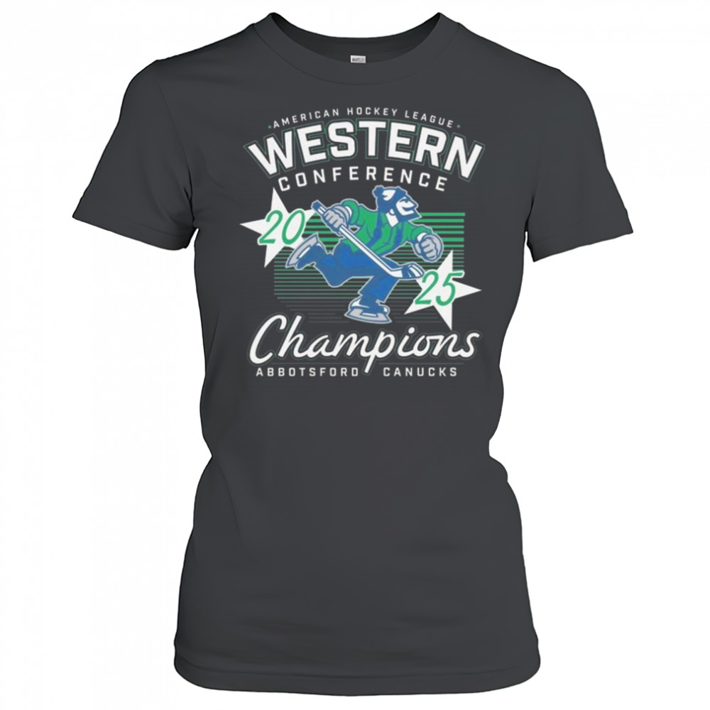 Abbotsford Canucks 2025 Western Conference Champions Shirt Women's T-shirt
