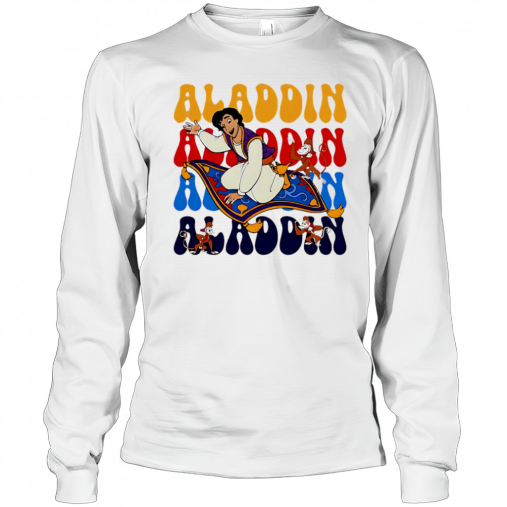 Aladdin repeat cartoon cute shirt Long Sleeved