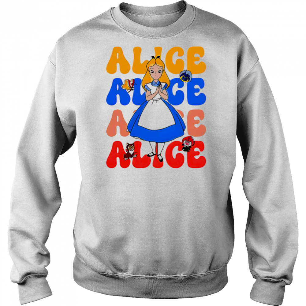 Alice repeat cartoon cute shirt Hoodie