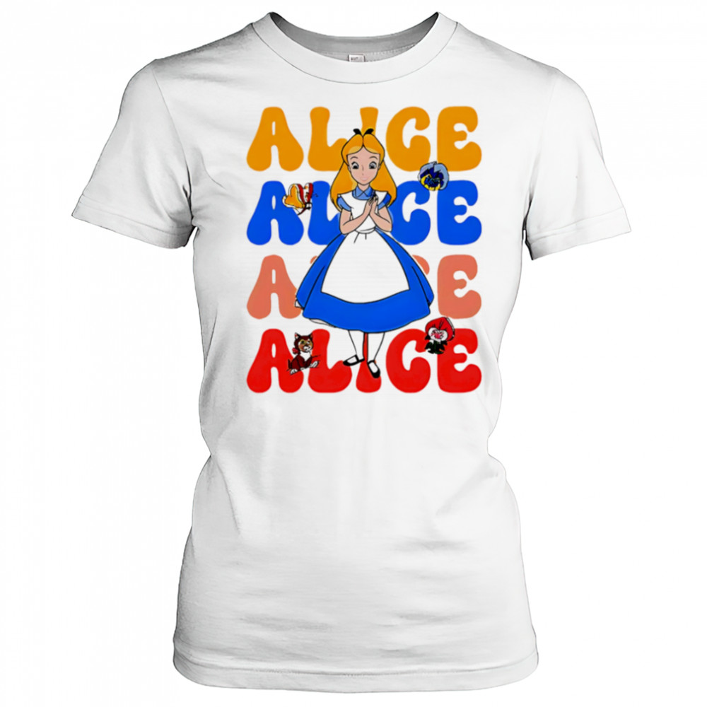Alice repeat cartoon cute shirt Women's T-shirt