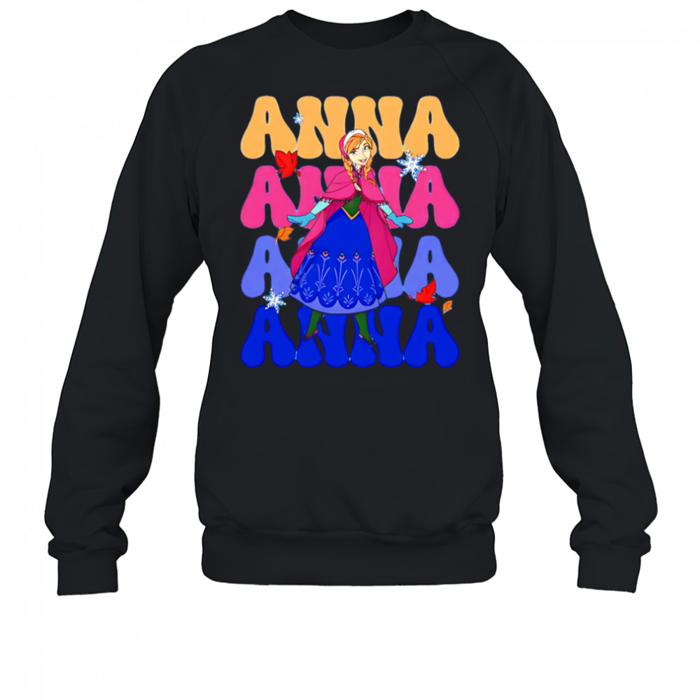 Anna repeat cartoon cute shirt Sweatshirt
