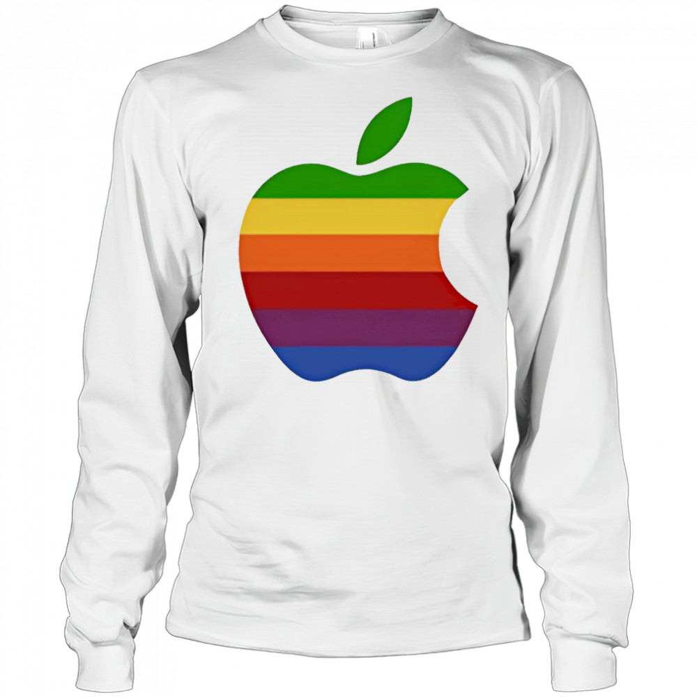 Apple Pride LGBT shirt Long Sleeved
