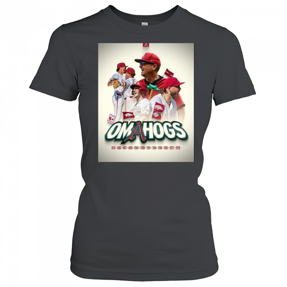 Arkansas Baseball Omahogs 2025 NCAA Super Regional Champions Home Decor Poster T-Shirt Women's T-shirt